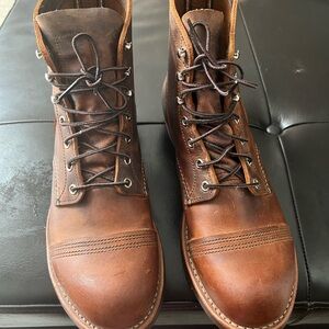 Red Wing men boots, 8085.  Great used condition